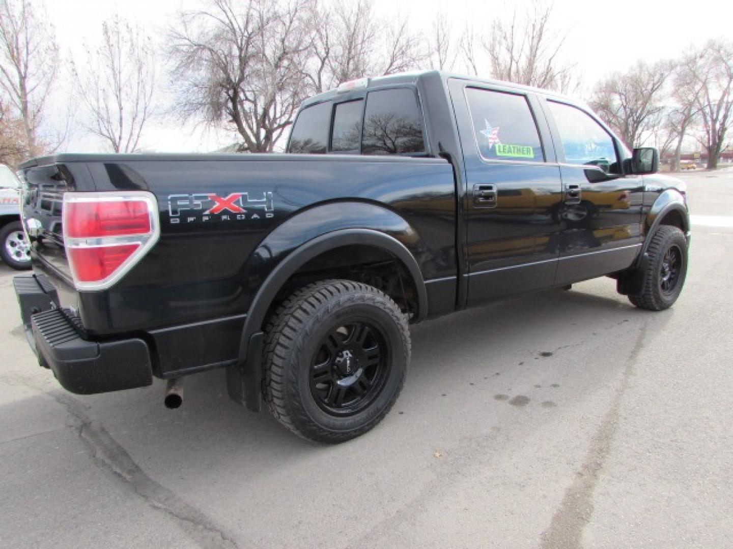 2010 Black /Black Ford F-150 FX4 Luxury (1FTFW1EV3AF) with an 5.4 V8 engine, 6 speed automatic transmission, located at 4562 State Avenue, Billings, MT, 59101, (406) 896-9833, 45.769516, -108.526772 - 2010 Ford F-150 FX4 Luxury SuperCrew 4WD - Leather - Low miles! 5.4L V8 SOHC 24V FFV Engine - 6 speed automatic transmission - 4WD - FX4 Luxury - 115,211 miles FX4 Luxury package - climate control - tilt steering wheel - Sony touchscreen audio with bluetooth - Microsoft SYNC to pair your devic - Photo#3